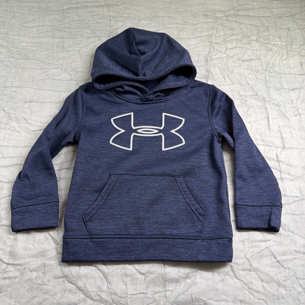 Under Armour Boys Navy Blue Hoodie Size 4
